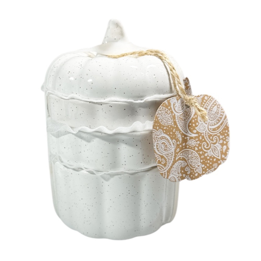 NEW 10 Strawberry Street Stacked PUMPKIN Measuring Cups Set/4